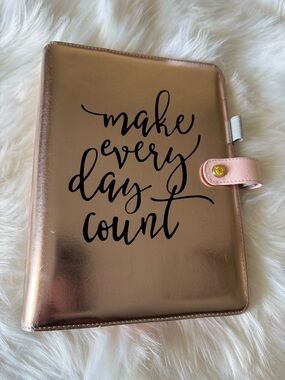 A5 Webster’s Pages Rose Gold 6 Ring Planner